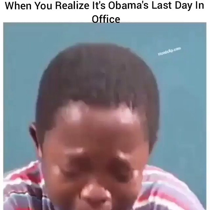 When You Realize it's Obama's Last Day in Office