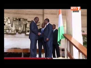 Le Ministre malien chargé des affaires etrangeres reçu par le chef de l'Etat ivoirien