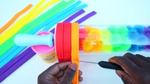 Modelling Clay Play Doh Rainbow Roller Pin How To Fun and Creative Kids Learn Colors