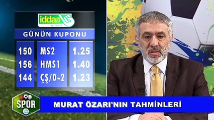 Pazar gününün öne çıkan tahminleri...