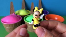 Clay Slime Surprise Eggs Ice Cream Cups Toys | Disney Princess Minions Inside Out Huevos Sorpresa