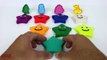 Learning Colours with DIY Play Dough Art Modelling Clay and Fruity Molds Fun & Creative for Children
