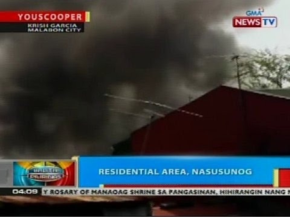BP: Residential area, nasusunog