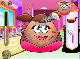 Skin Rejuvenation girls Pou / Омоложение кожи девушки Поу