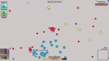Solo Tank Booster Tease Entire Enemy / MOTHERSHIP !! Diep.io Game - Epic MotherShip Battle!!