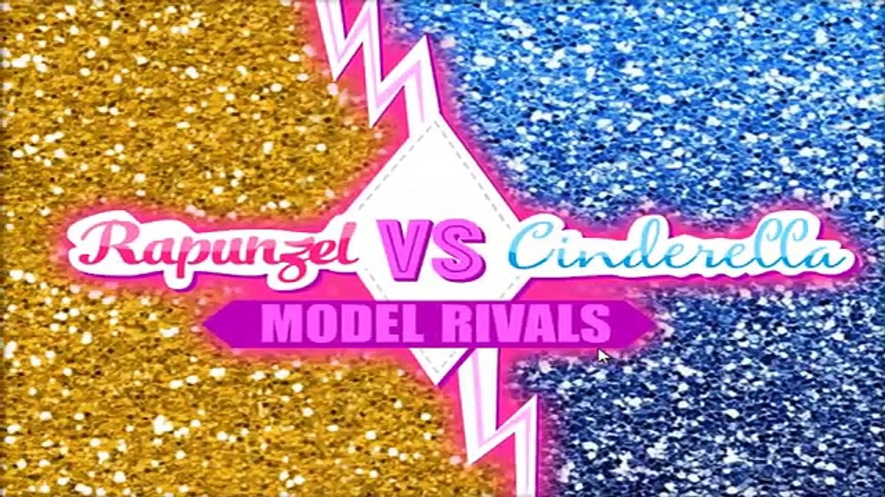 Rapunzel vs Cinderella Model Show - Cartoon Video Games For Girls