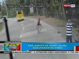 Pag-aresto sa isang lalaki sa Davao City na magnanakaw umano, nakuhanan ng video