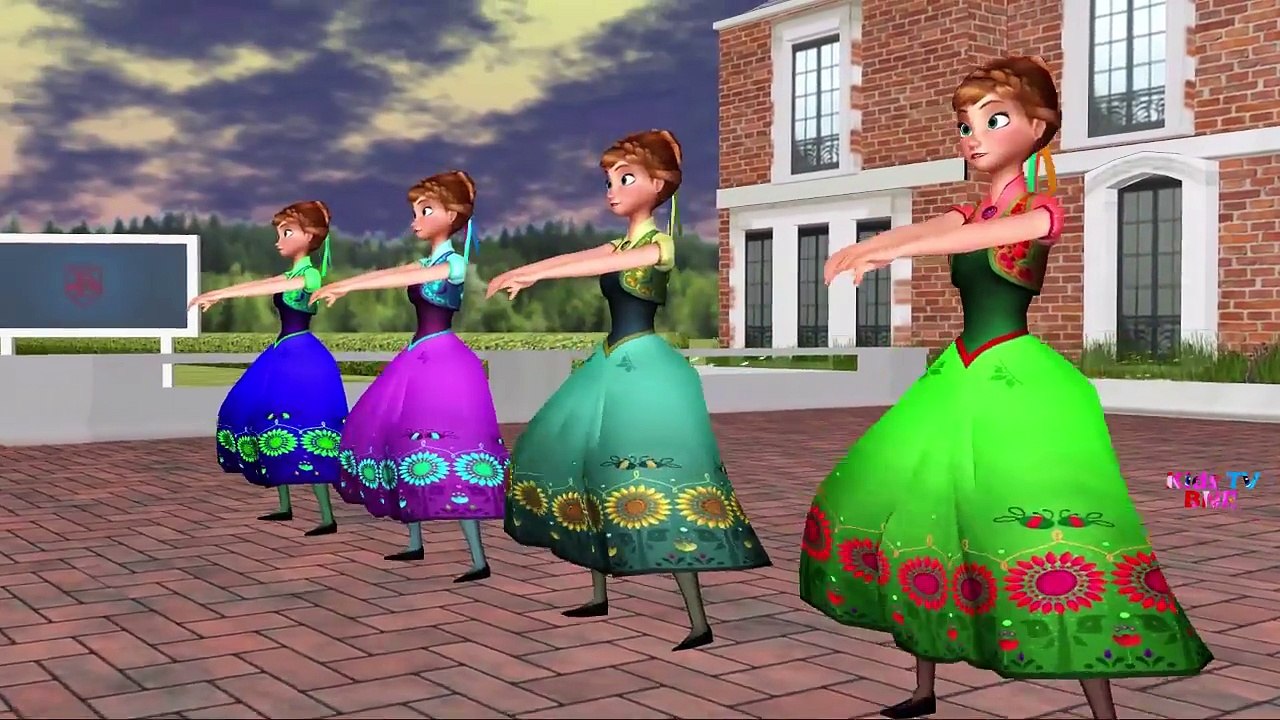 Frozen Every Go Round The Mullberry Bush Nursery Rhymes For Children Kids Tv- Baby Nursery Rhyme