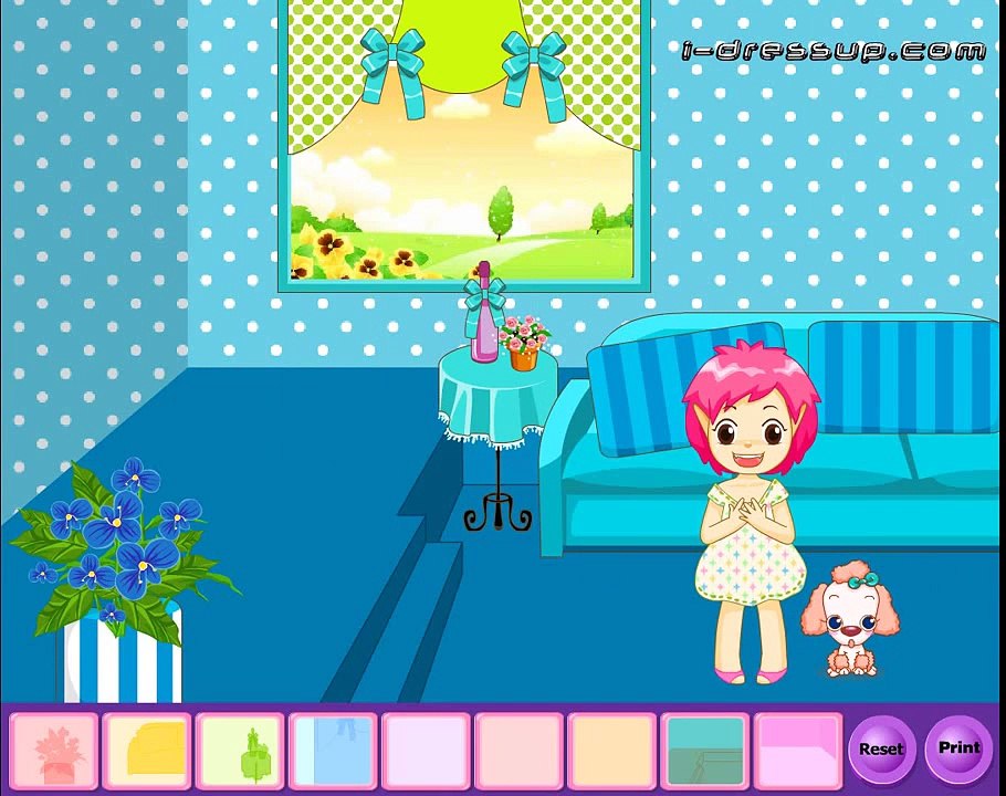 Игровая комната в новом стиле! Развивающая игра для девочек!