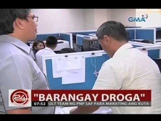 24Oras: PDEA: Mahigit 8,000 sa mahigit 40,000 barangay sa buong bansa, apektado ng iligal na droga