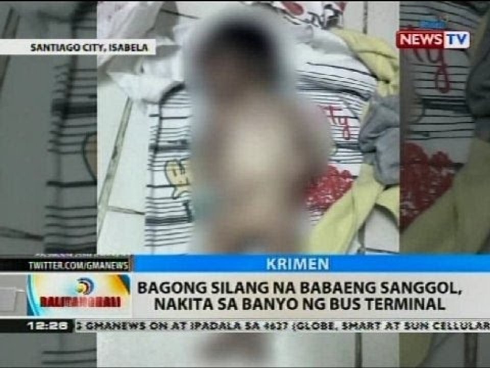 Bagong silang na babaeng sanggol, nakita sa banyo ng bus terminal