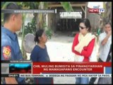NTVL: CHR, muling bumisita sa pinangyarihan ng Mamasapano encounter