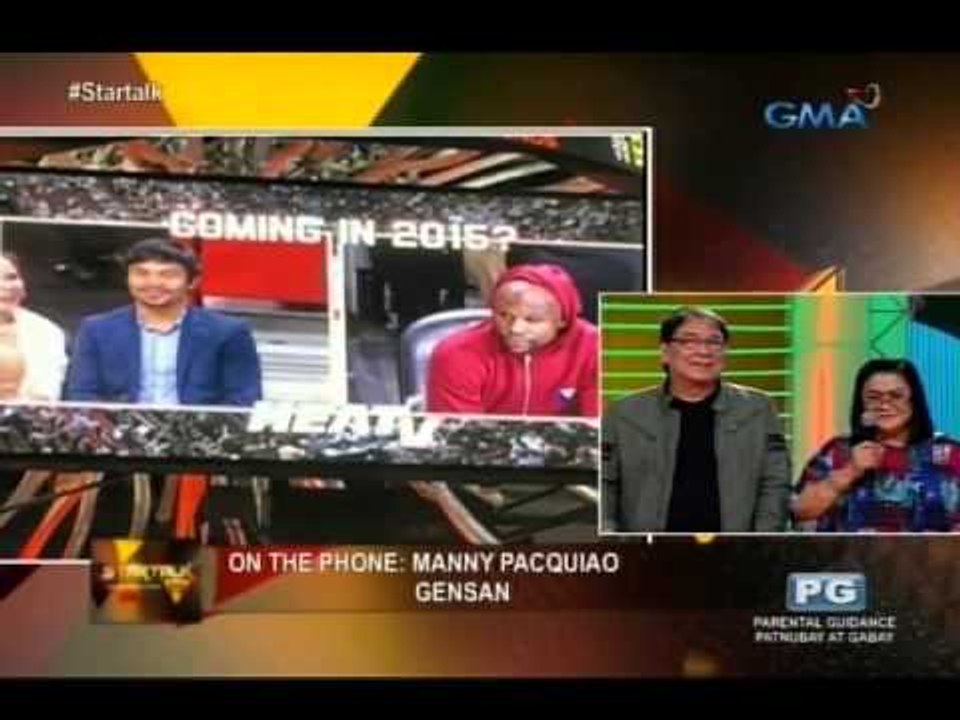 Startalk: Manny Pacquiao, live!