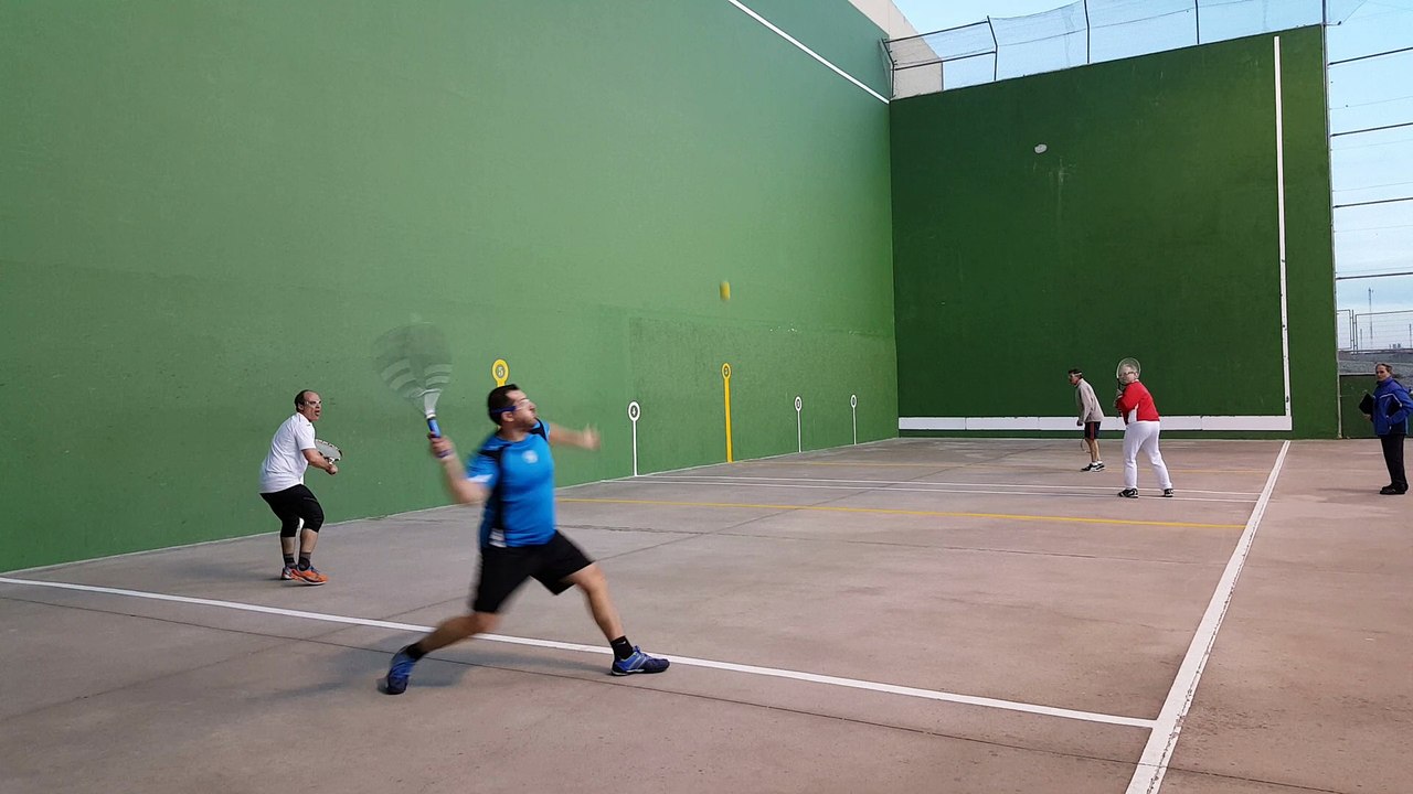 Frontenis 3ª división Rivas vs Getafe 3ª partida set 2