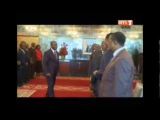 Le Président Ouattara a reçu en audience les Présidents d`Assemblées nationales d`Afrique