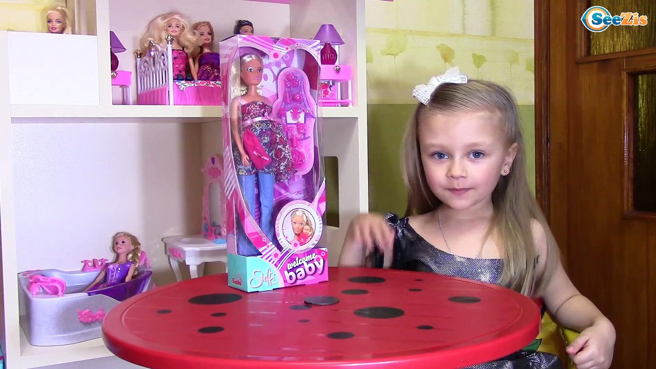 Кукла Штеффи. Распаковка и обзор беременной куклы от Ярославы. Видео для детей. Tiki Taki Cook