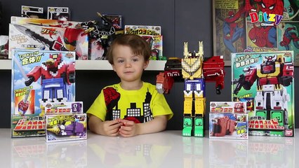 NEW Zyuohger Cube Bear (Kuma), Cube Mole (Mogura) & Wild Zyuoh King! (Power Rangers Animal Squadron)