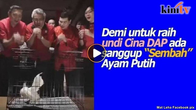 Khalid Samad nafi 'sembah' ayam putih