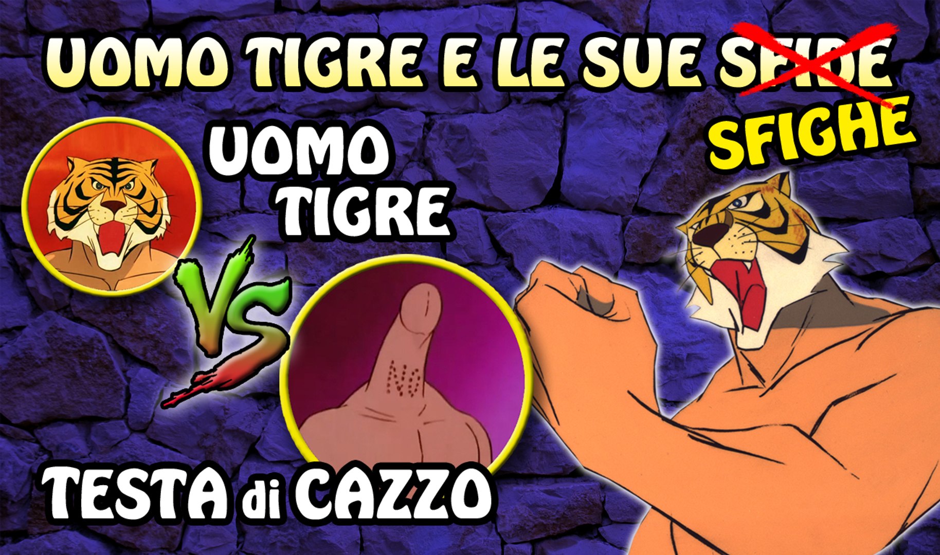 Uomo Tigre VS Testa di Cazzo - Video Dailymotion