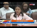 NTG: Sagutan nina Sen. Binay at Sec. Roxas sa hearing kahapon sa Senado, naging mainit