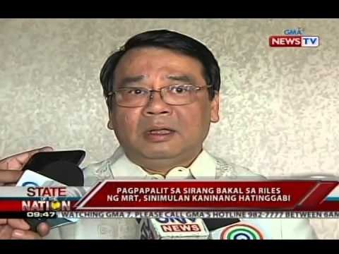 SONA: Pagpapalit sa sirang bakal sa riles ng MRT, sinimulan na