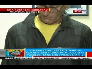 Australyano, inaresto dahil sa umano'y trafficking ng mga bata at pagbebenta ng child pornography