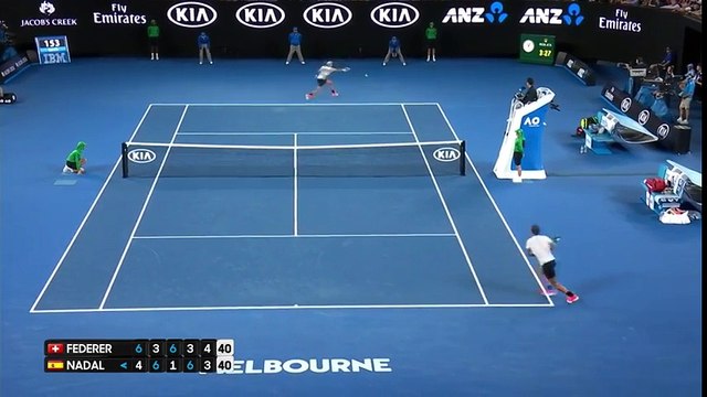 Roger Federer vs Rafael Nadal - Greatest Point of All Time (-) Australian Open Final 2017