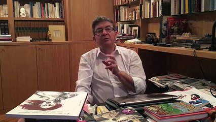 Jean Luc Mélenchon parle bd après son passage à Angoulême