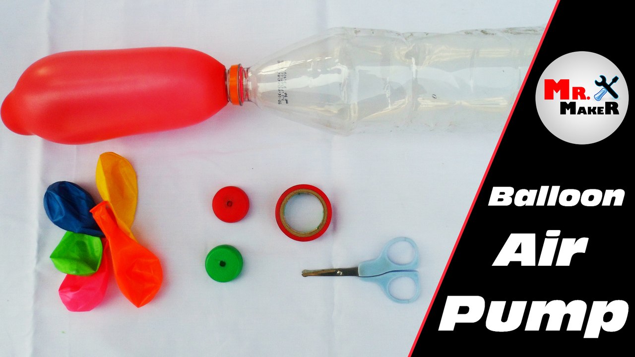 How To Make Air Pump For Balloon | Easy Way | Mr. Maker