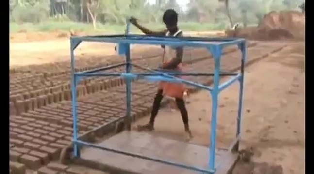 Изготовление кирпича кустарным способом. Кирпич своими руками. №786