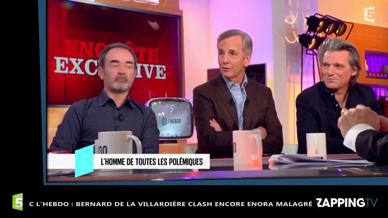 C L'hebdo : Bernard de la Villardière clash enc...