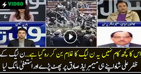 When speaker becomes slave of Majority party then incidents like This happens - Zafar Ali Shah