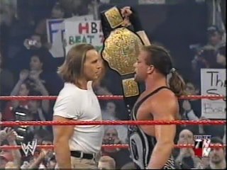 Shawn Michaels Rob Van Dam Face Off [2002-11-18]