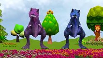 Dinosaurs Finger Family | Learn Colours With Dinosaurs | Hokey pokey And More Nursery Rhymes