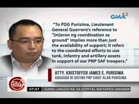 24 Oras: Giit ni Purisima, hindi siya nagsinungaling kay PNoy sa operasyon sa Mamasapano
