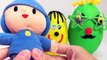 LEARN SIZES with Play Doh Surprise Eggs Frozen Peppa Pig Pocoyo Minions Toy Surprises
