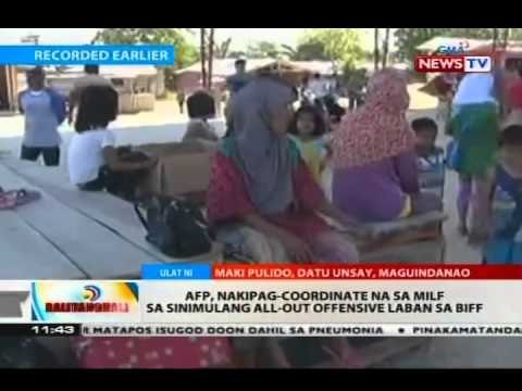 All-out offensive ng AFP vs BIFF, nagsimula na; Mga residente, nagsilikas