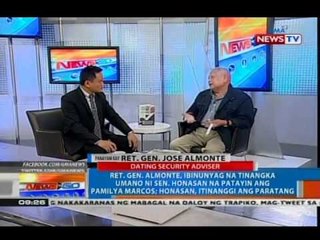 NTG: Panayam kay Ret. Gen. Jose Almonte, ex-security adviser