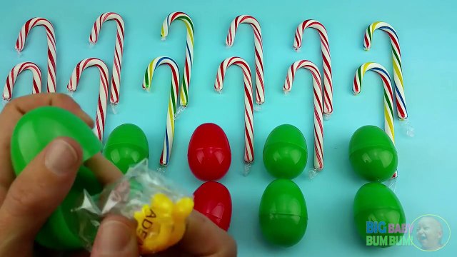 Learn Patterns with Surprise Eggs! Opening Surprise Eggs filled with Toys! Christmas Edition!