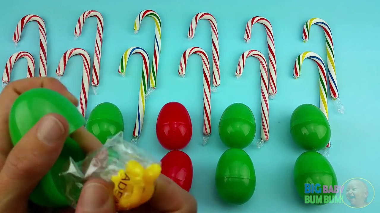 Learn Patterns with Surprise Eggs! Opening Surprise Eggs filled with Toys! Christmas Edition!