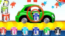 Learning Colors with Street Vehicles - Learn Colours Cars - A funny Dream Cars Factory