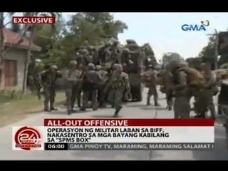 24 Oras: Operasyon ng militar laban sa BIFF, nakasentro sa tinaguriang "SPMS Box"