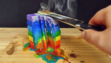 ЭКСПЕРИМЕНТ РАСКАЛЕННЫЙ НОЖ 1000 градусов VS ПЛАСТИЛИН