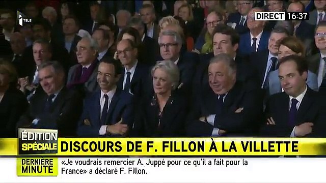 François Fillon: Devant 15 000 témoins je veux dire à Penelope que je l'aime