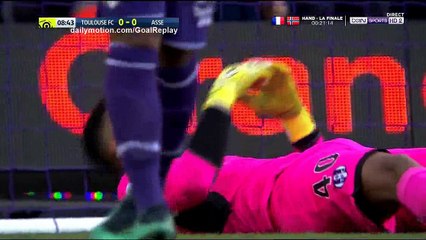 Nolan Roux penalty Goal HD - Toulouse 0 - 1 Saint Etienne - 29.01.2017