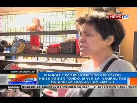 Mahigit 2,000 residenteng apektado ng sunog, nagpalipas ng gabi sa evacuation center