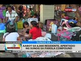 Mahigit 3,600 nasunugan sa Parola Compound, siksikan sa evacuation center