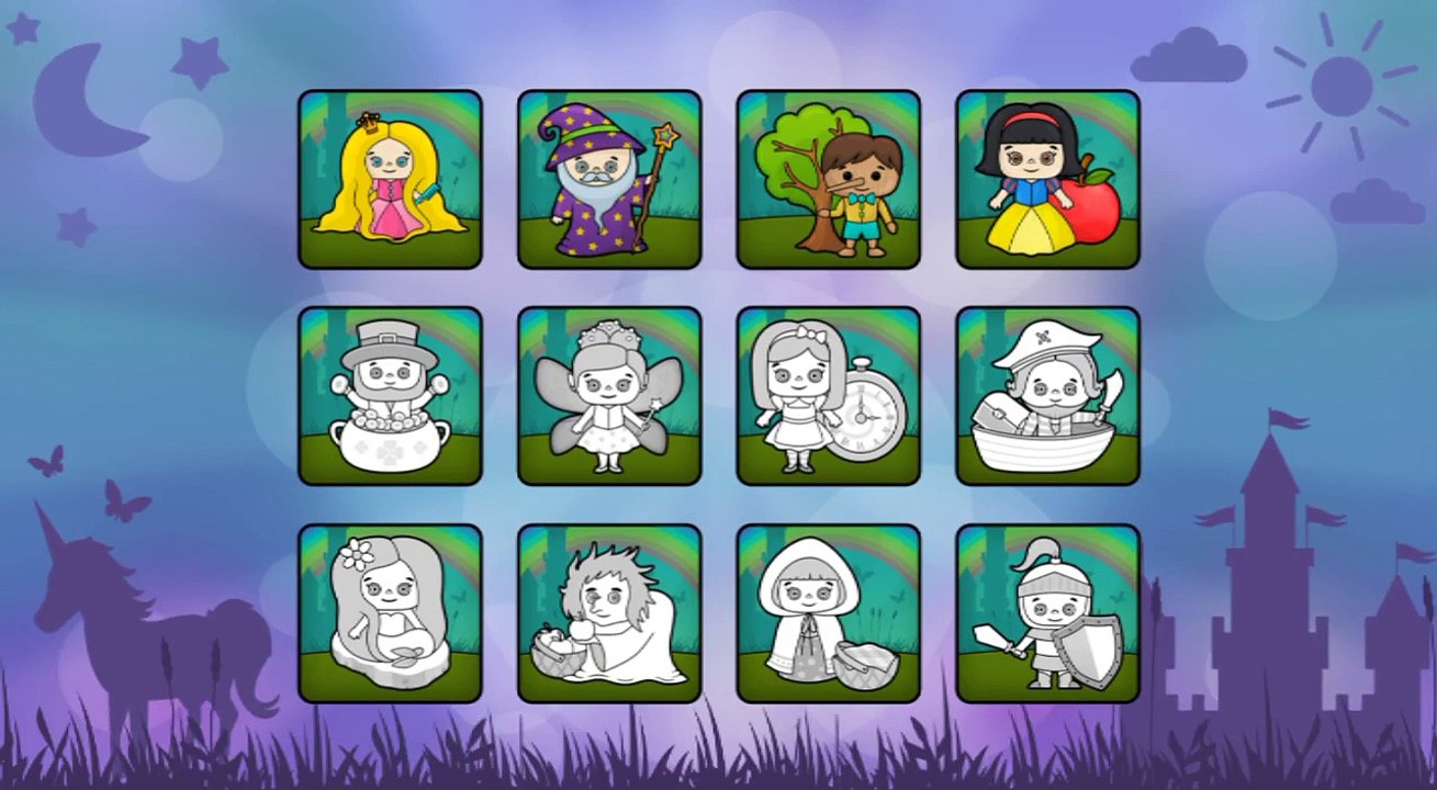 Coloring and Puzzles for Kids Bimi boo HD Full Version Fairytale Gameplay app learning apps educa