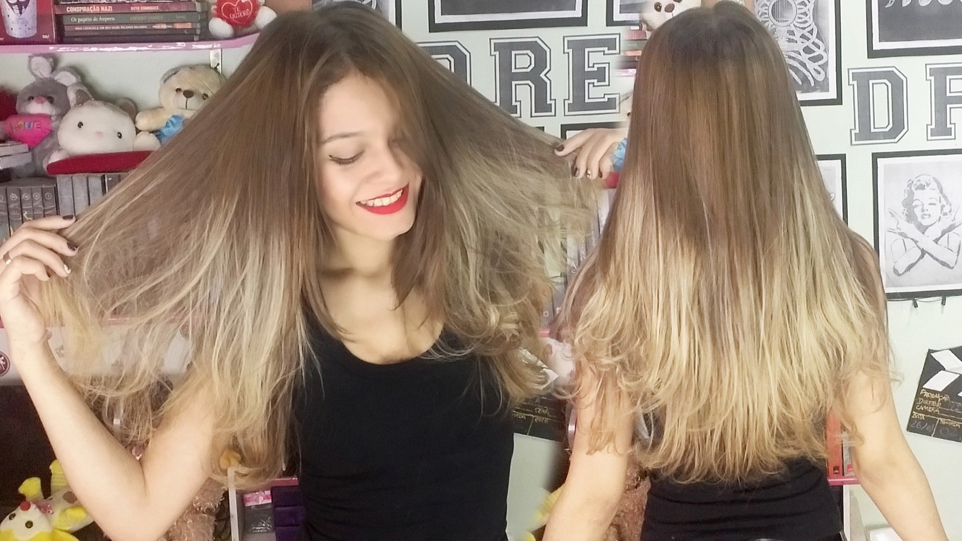 Como Pintar o cabelo de Loiro Natural sem Descolorir Louro Escuro Louro ...