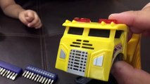 Whats INSIDE TOY Trucks For Kids - MATCHBOX Pop Up Rigs DUMP TRUCK - Take Apart Toy How Toys Work